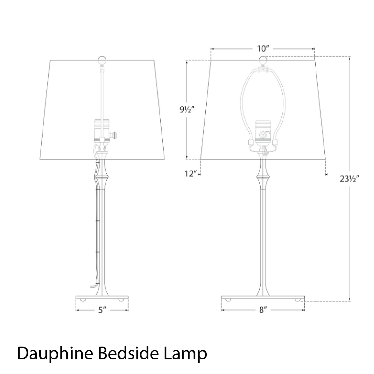 Dauphine Lamp