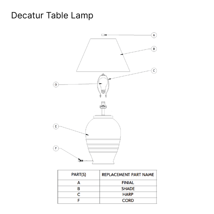 Decatur Table Lamp
