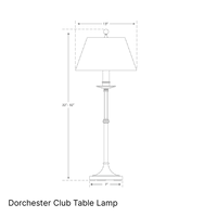 Dorchester Club Table Lamp