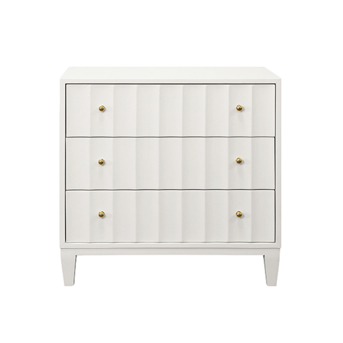 Aiden Side Table - White