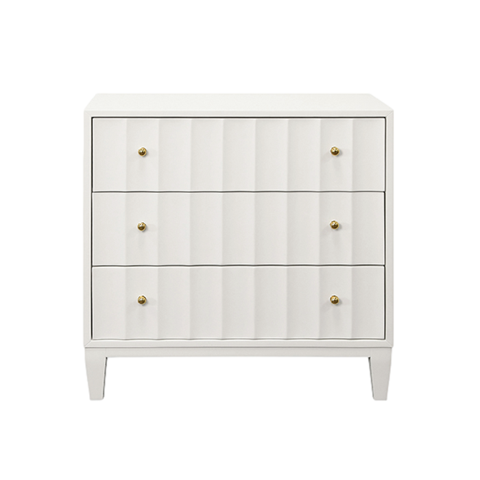 Aiden Side Table - White