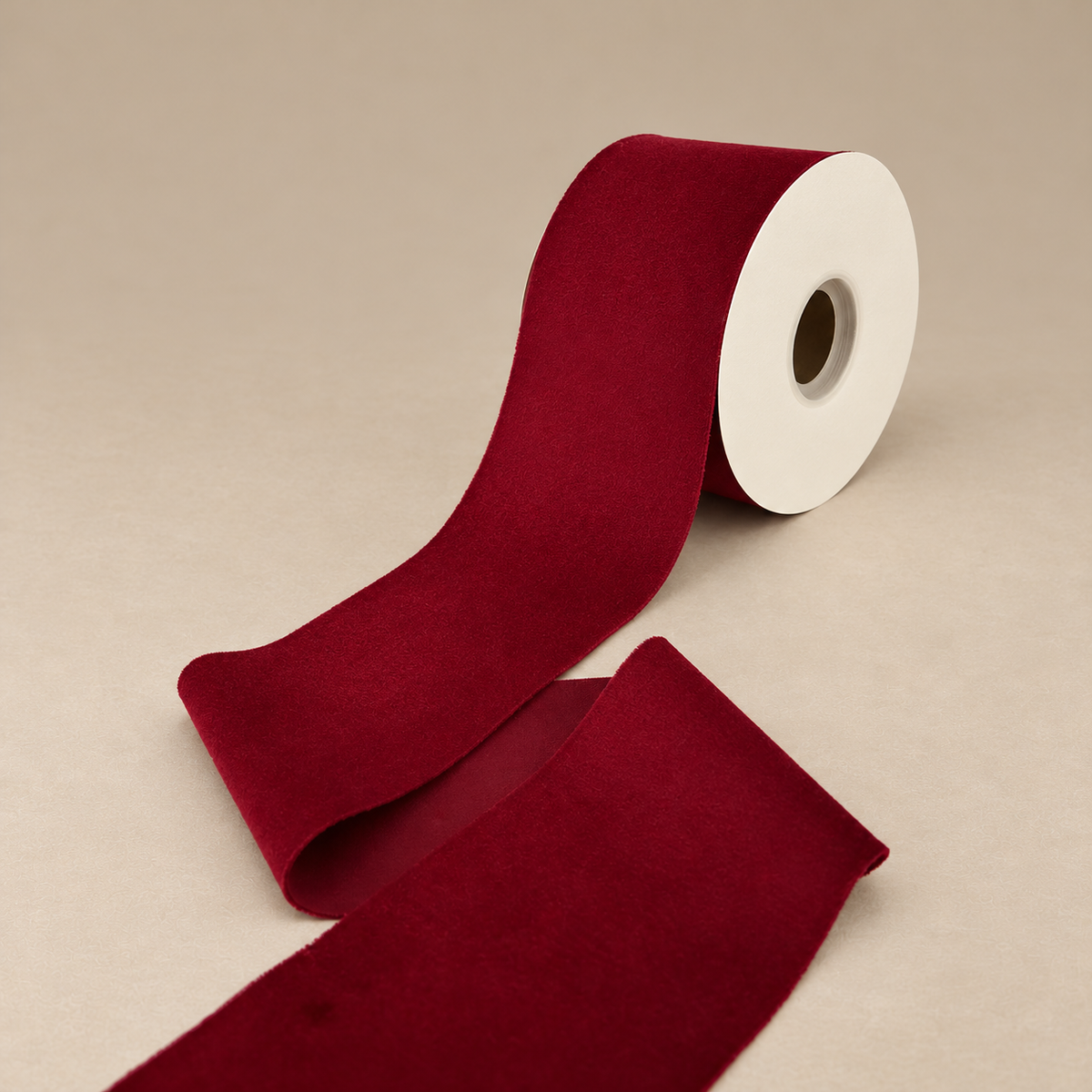 Dutch Torn Velvet - Rich Red
