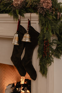 Ember Etched Mercury Glass Bells