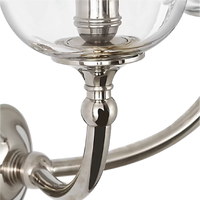 Embers 20" Double Hurricane Sconce