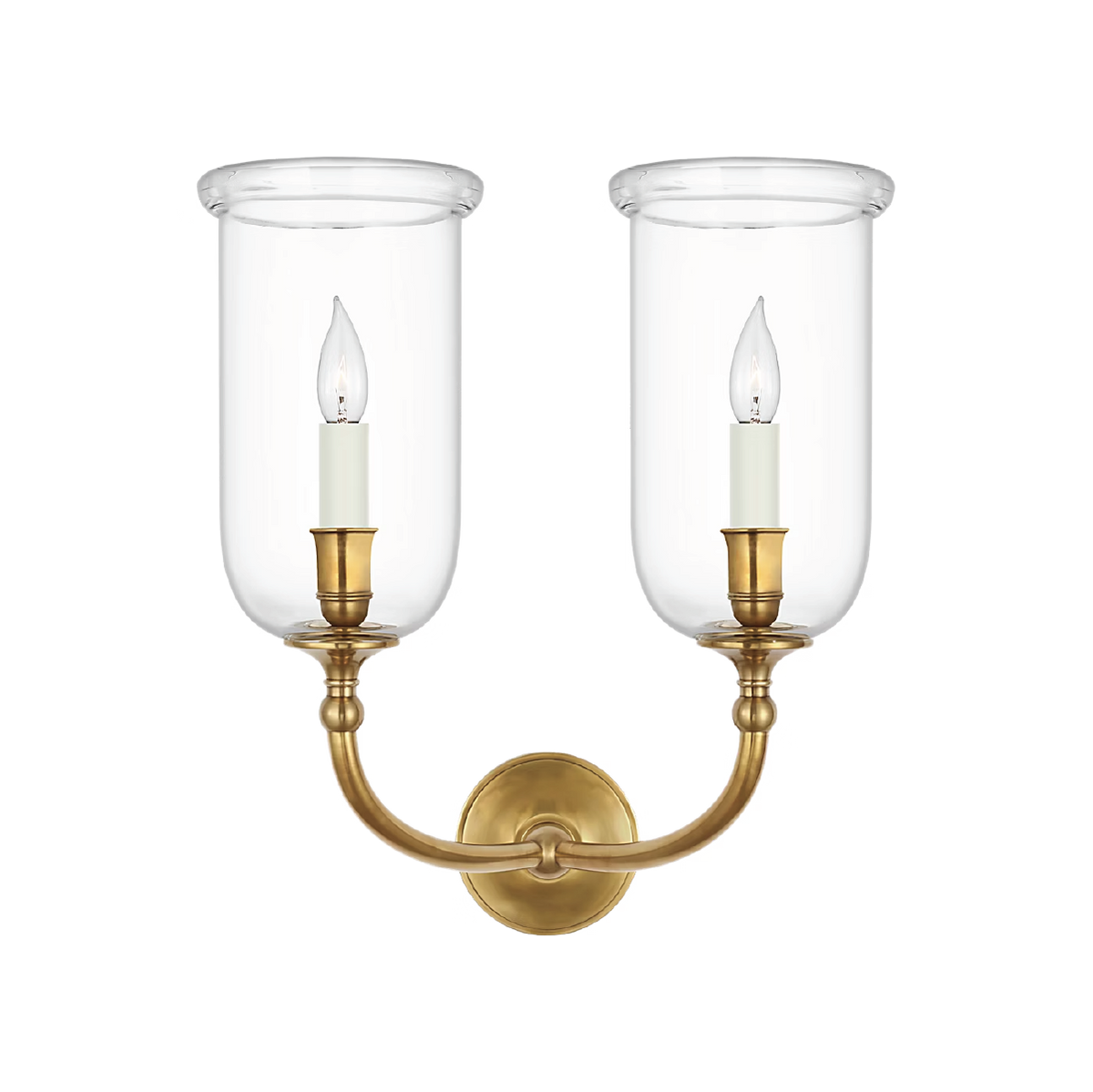 Embers 20" Double Hurricane Sconce