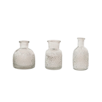 Camille Pressed Glass Vases