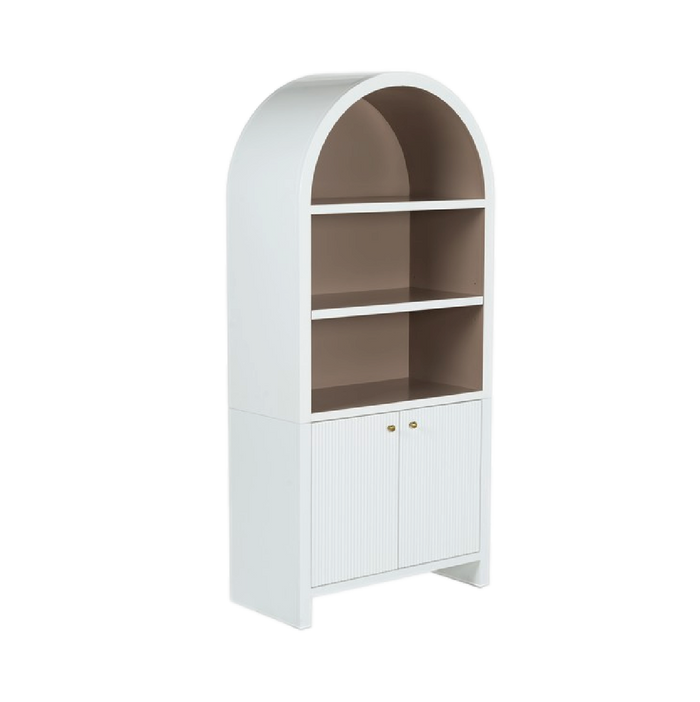 Jordyn Bookcase - White