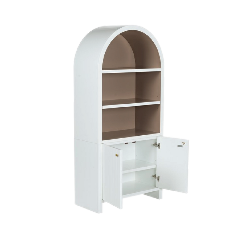 Jordyn Bookcase - White