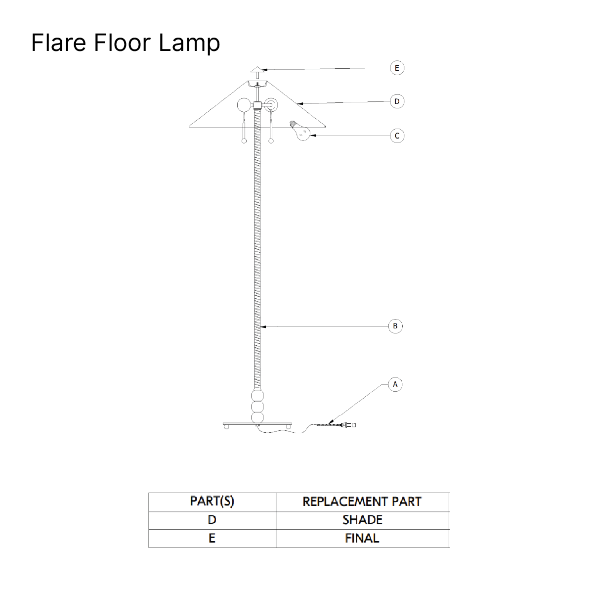 Flare Floor Lamp