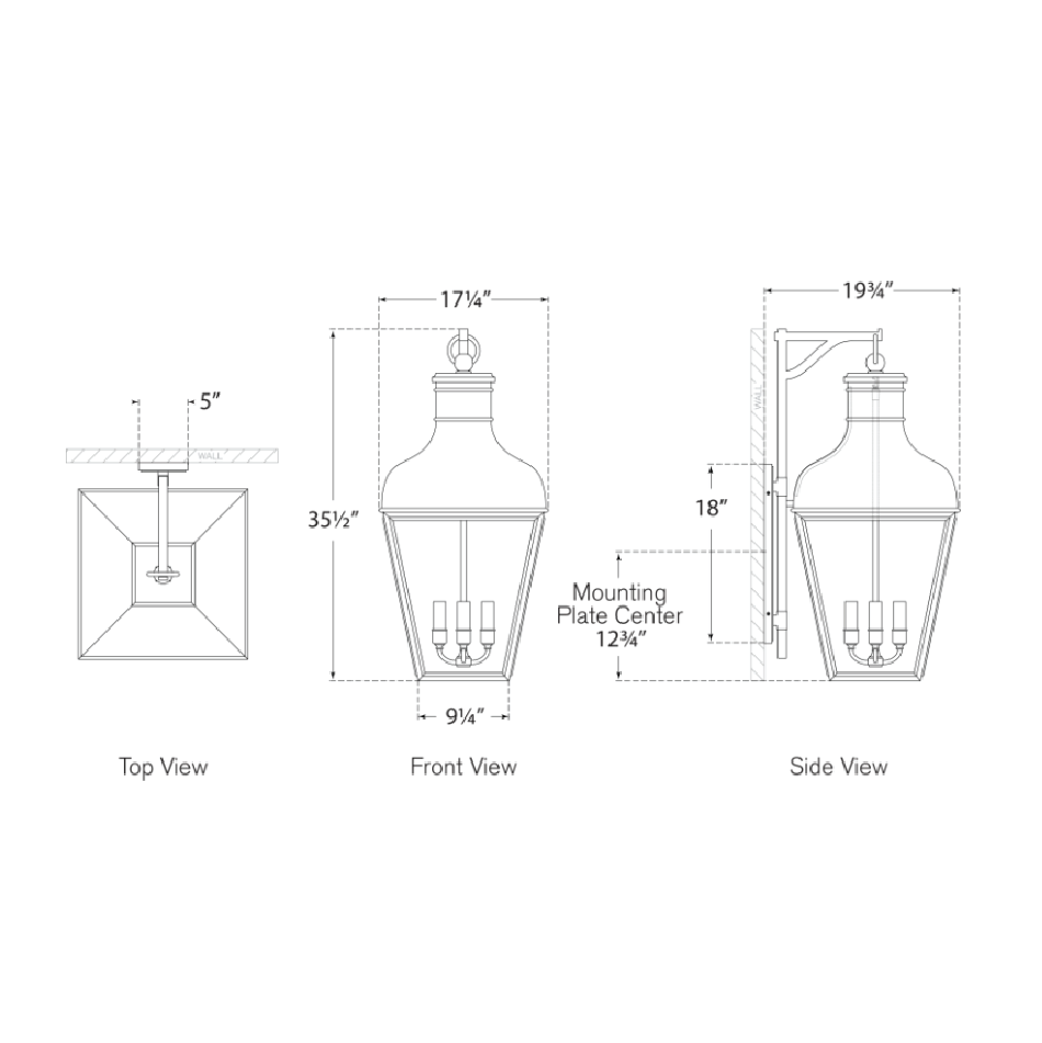 Fremont Bracketed Wall Lantern