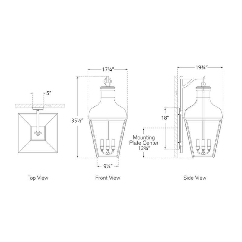 Fremont Bracketed Wall Lantern