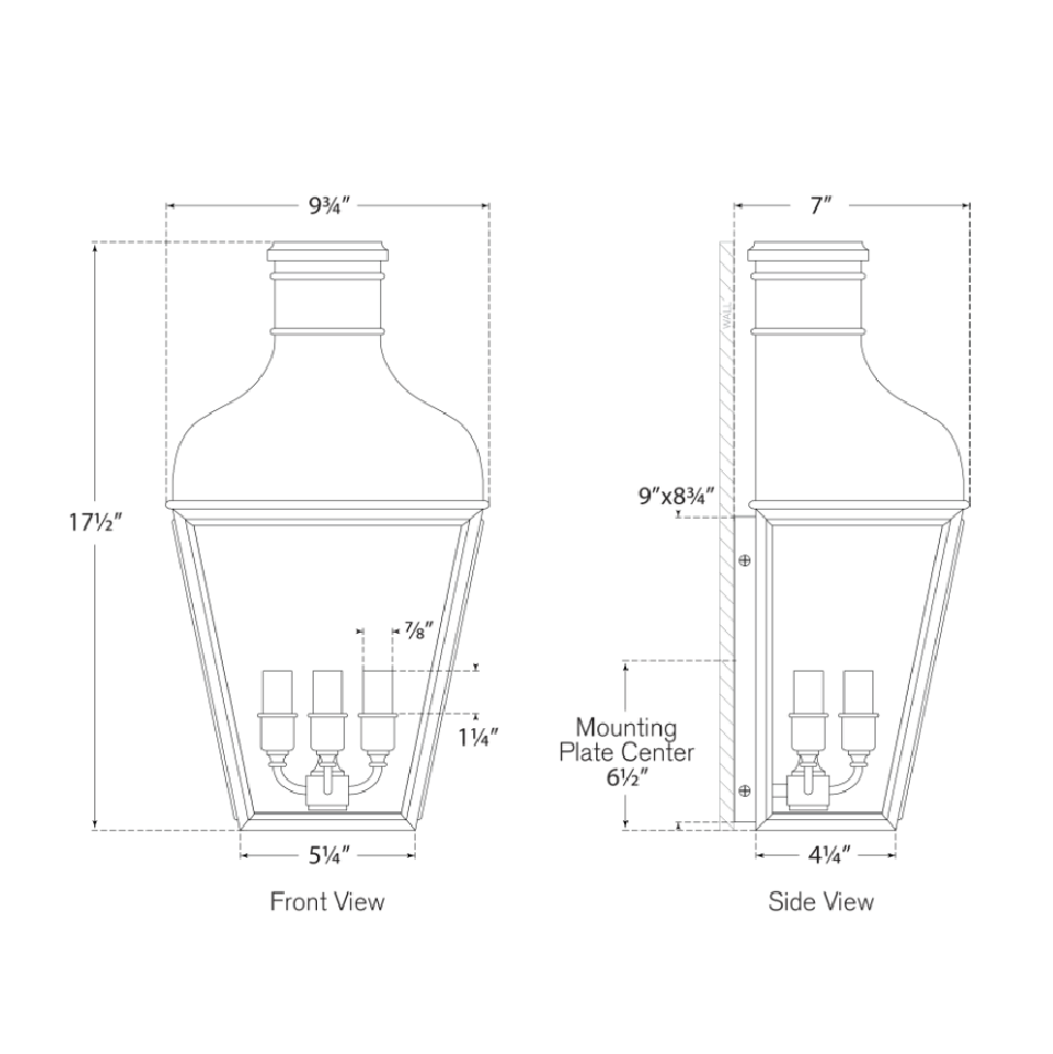 Fremont Bracketed Wall Lantern