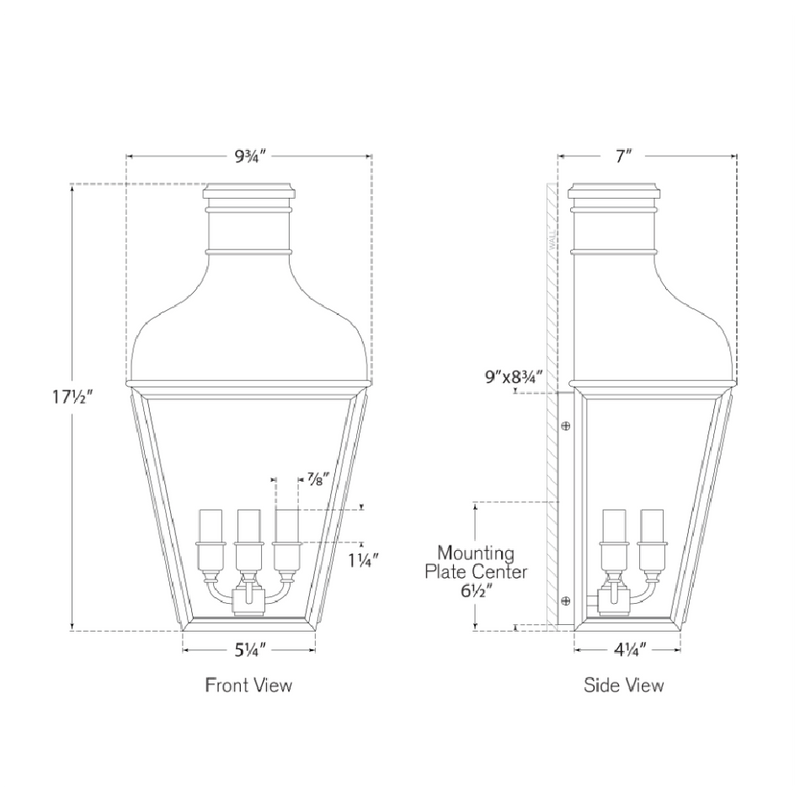 Fremont Bracketed Wall Lantern
