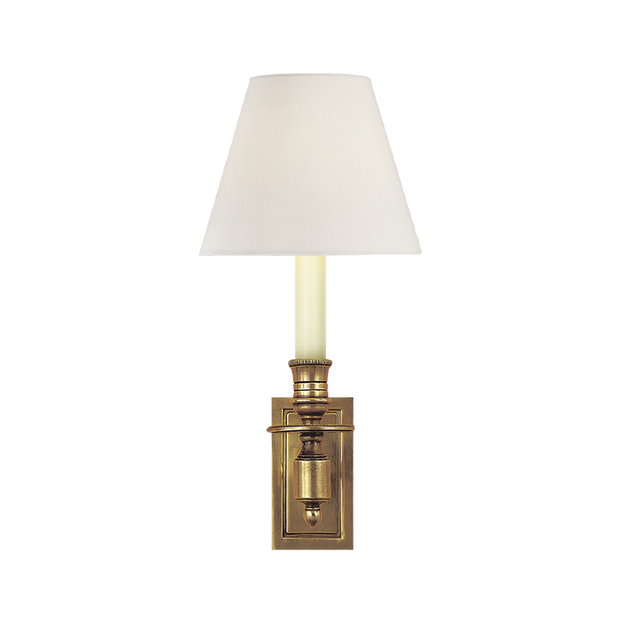 French Single Library Sconce