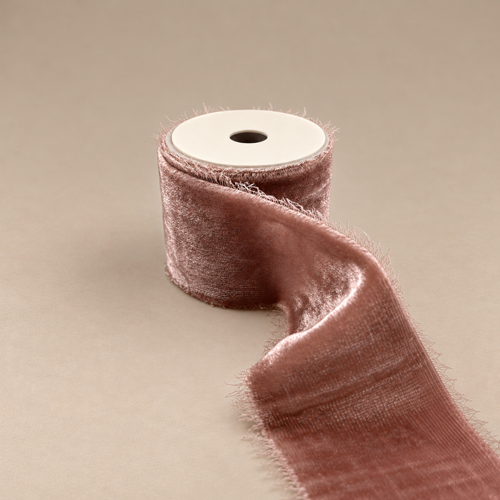 French Silk Ribbon - Rosé
