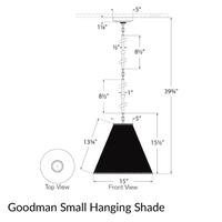Goodman Hanging Lamp - Ash Shade