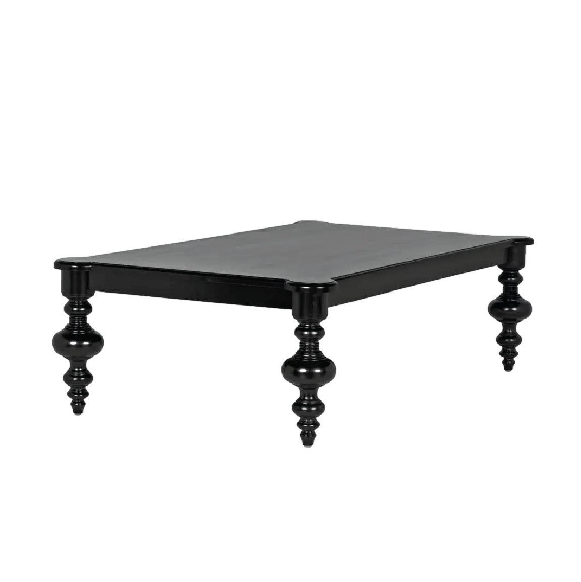 Graff Coffee Table - Hand-Rubbed Black