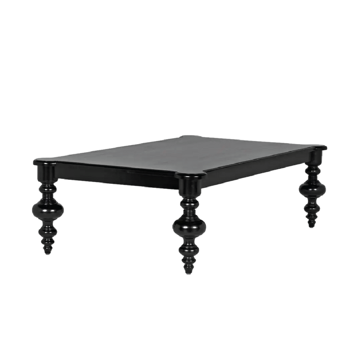 Graff Coffee Table - Hand-Rubbed Black