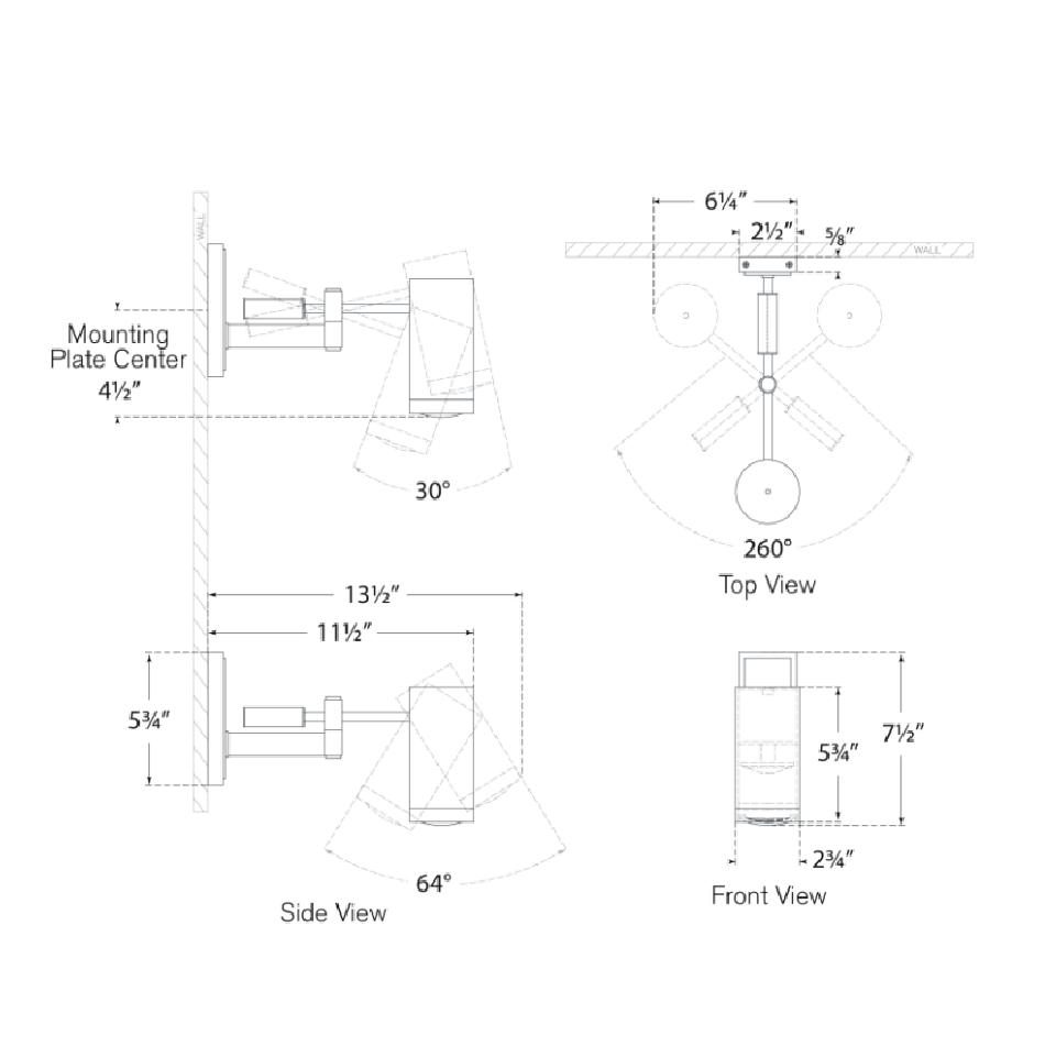 Grant Articulating Wall Light