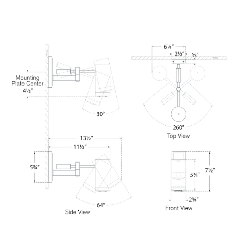 Grant Articulating Wall Light