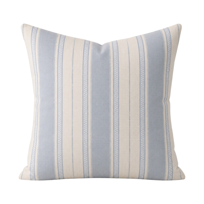Harbour Stripe Pillow Cover - Coastal