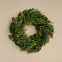 Holiday Ranch Cedar Wreath