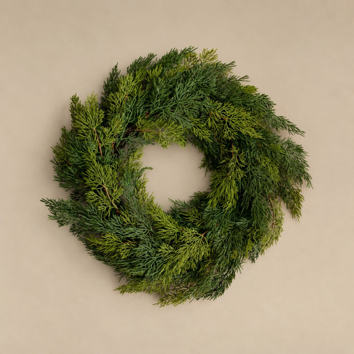 Holiday Ranch Cedar Wreath