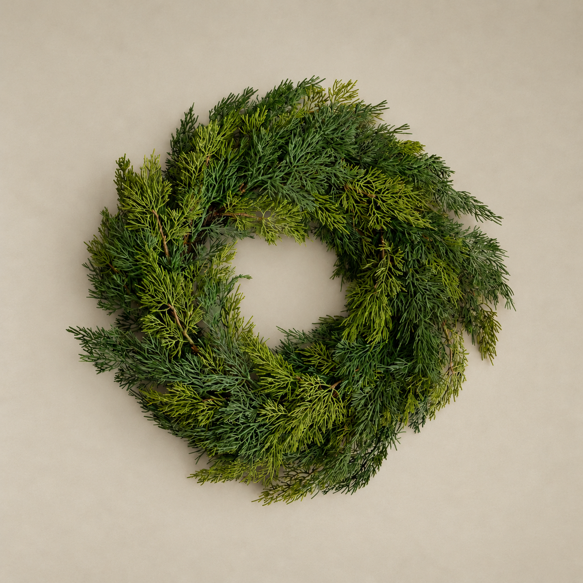 Holiday Ranch Cedar Wreath