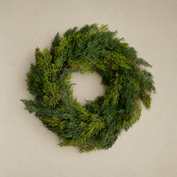 Holiday Ranch Cedar Wreath