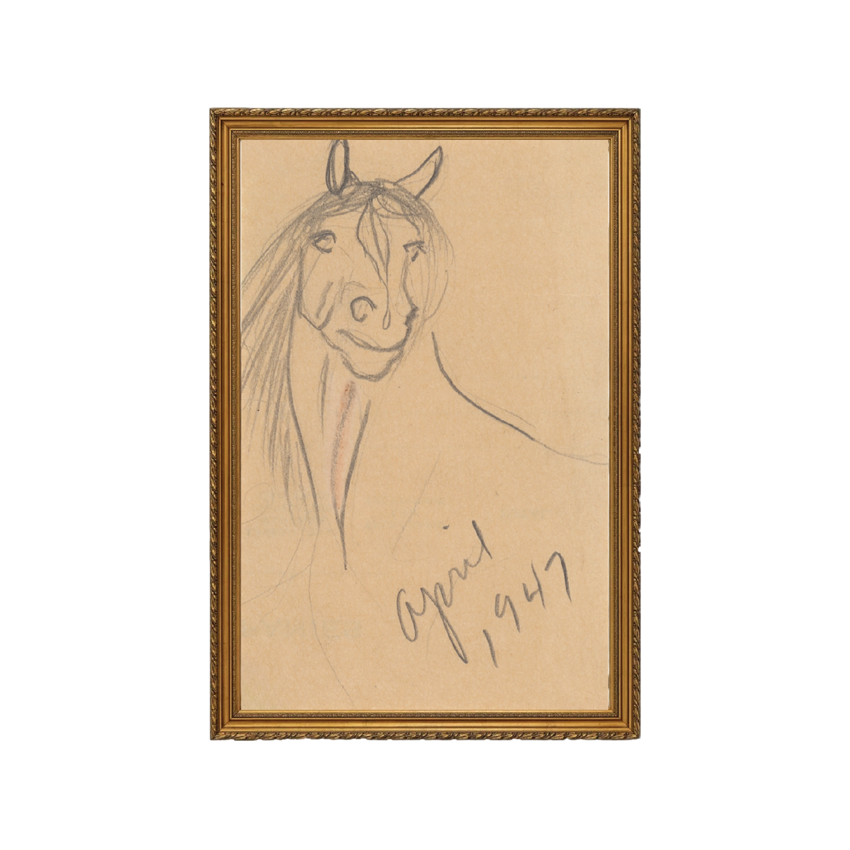 Horse 1947 - Unframed Art Print