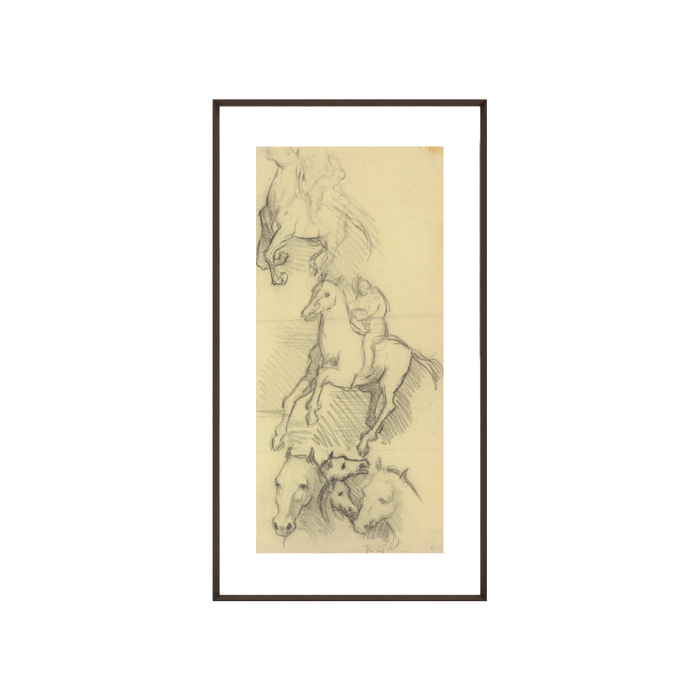 Horseback - Unframed Art Print