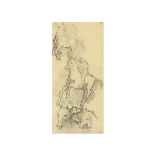 Horseback - Unframed Art Print