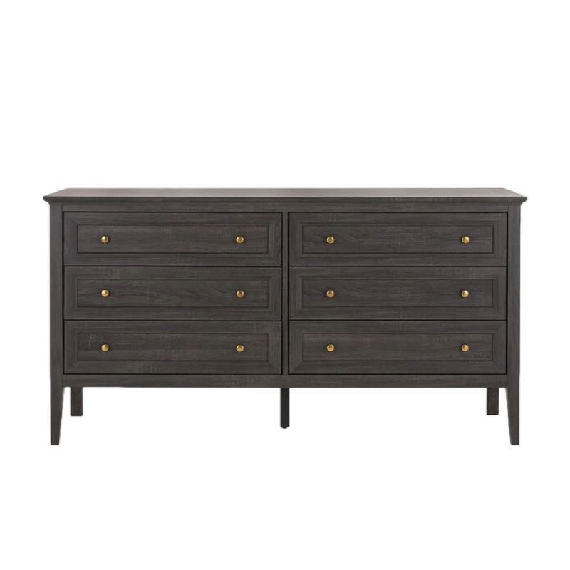 distressed dresser black Jack Dresser
