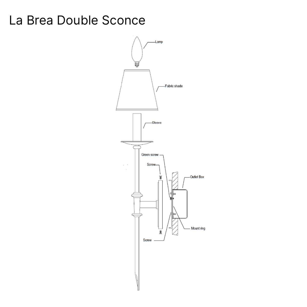 La Brea Single Sconce