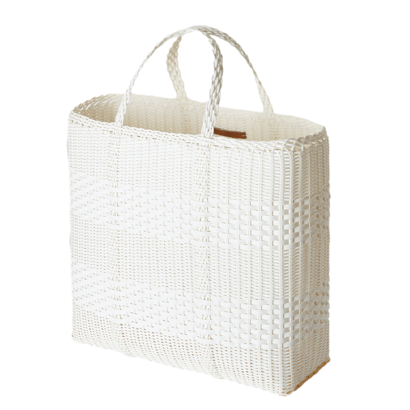 Lace Large Tote - Greyish-White