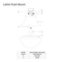 Lettie Flush Mount