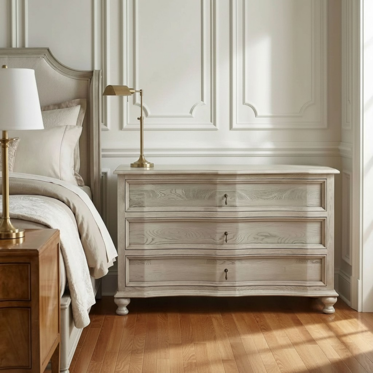 Curved Front Drawer Chest