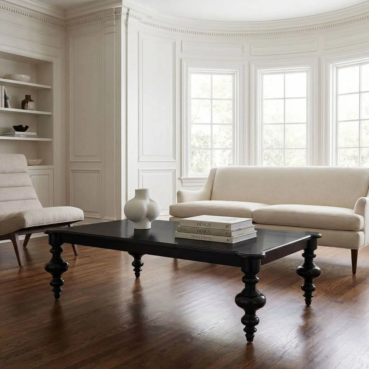 Graff Coffee Table - Hand-Rubbed Black