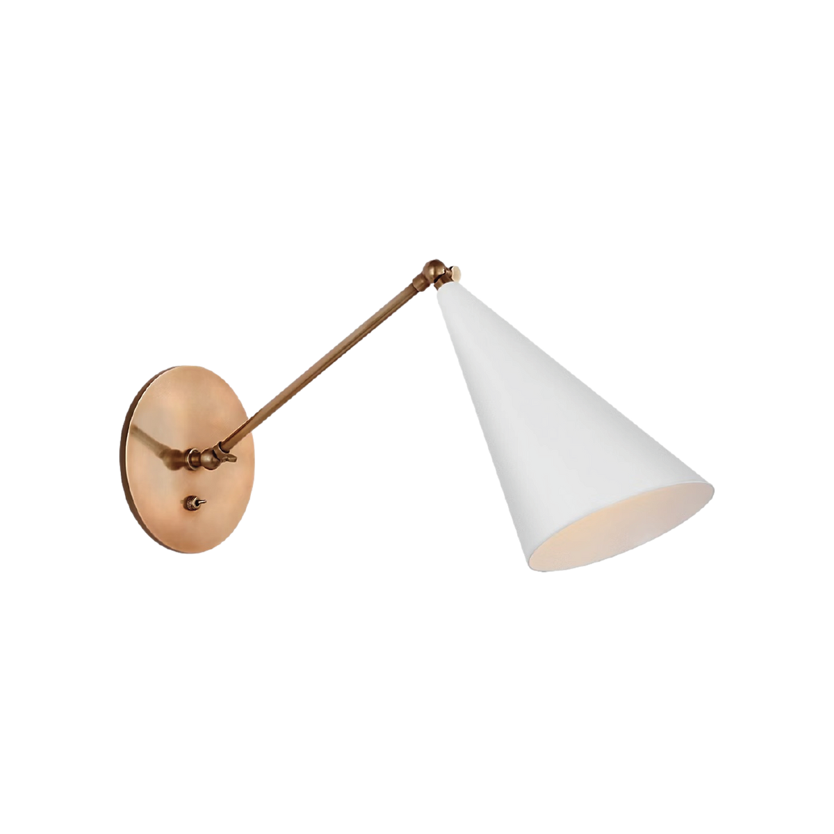 Clemente Single Arm Library Sconce