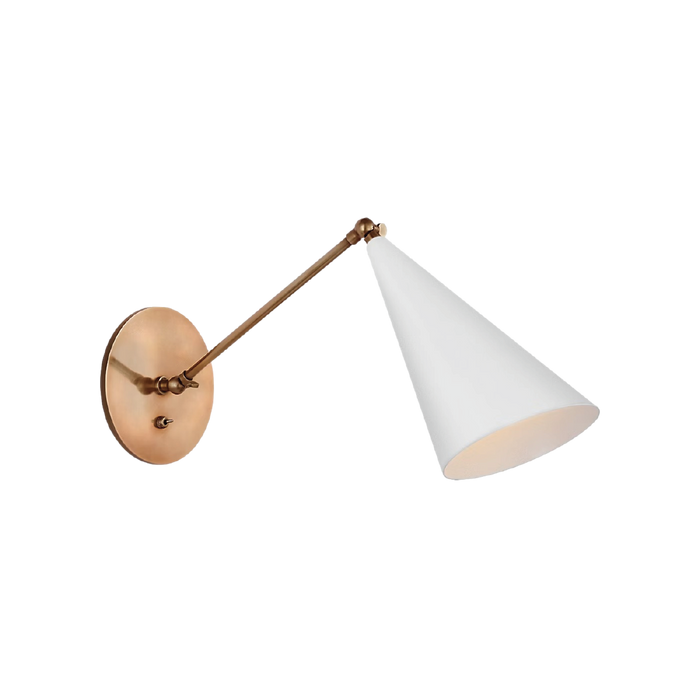 Clemente Single Arm Library Sconce