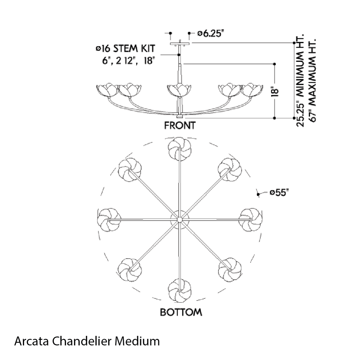 Arcata Chandelier