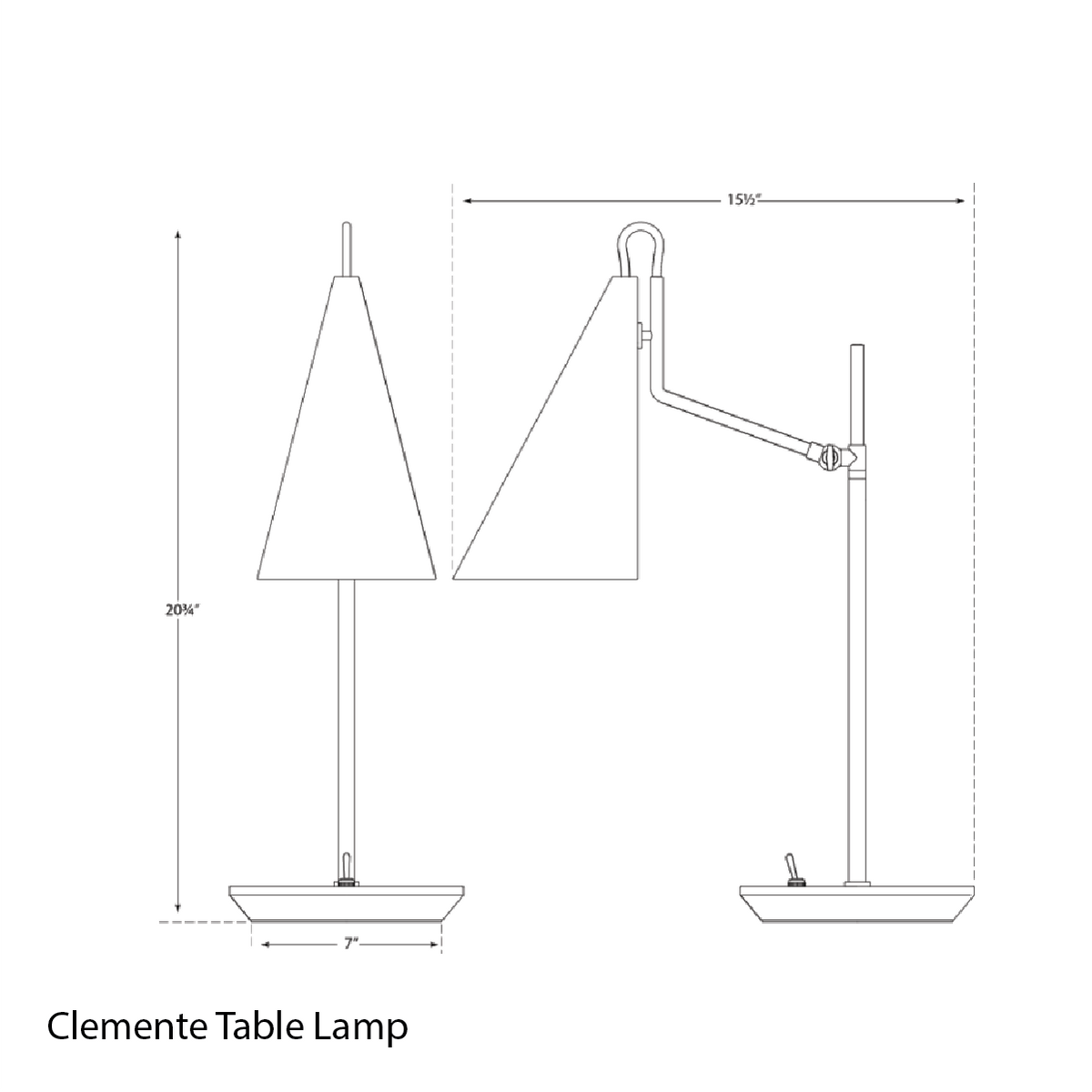 Clemente Table Lamp