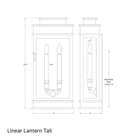 Linear Lantern Tall