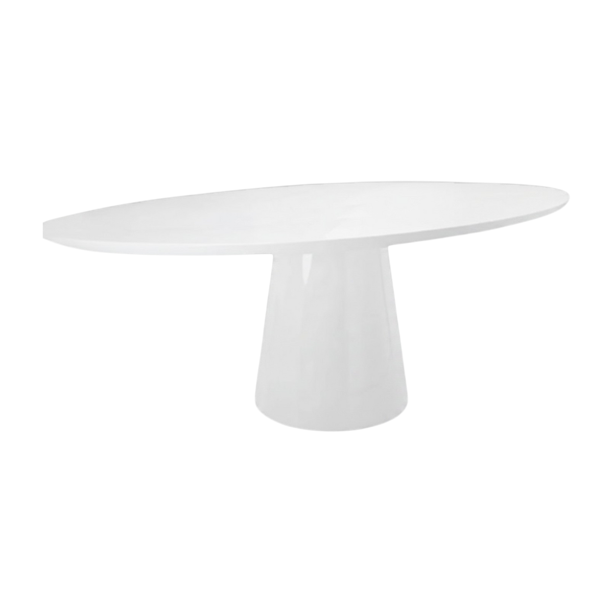Luca Oval Dining Table - White