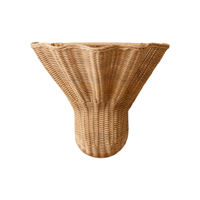 Luna Rattan Wall Shade
