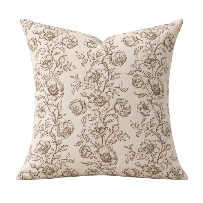 Mabel Pillow Cover - Chestnut