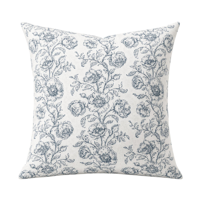 Mabel Pillow Cover - French Blue