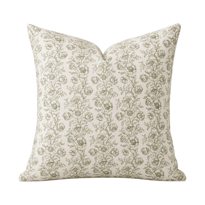 Mabel Lynn Pillow Cover - Olive