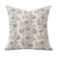 Mabel Pillow Cover - Sky Blue
