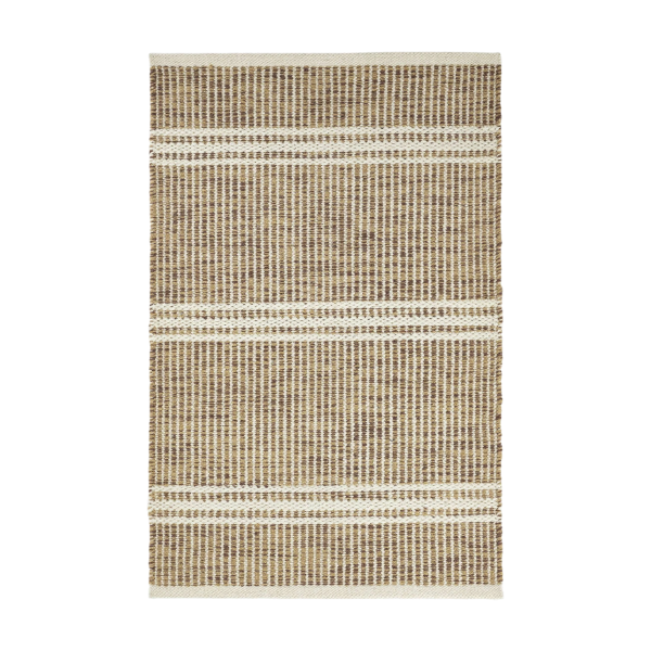 Malta Handwoven Wool Rug - Natural